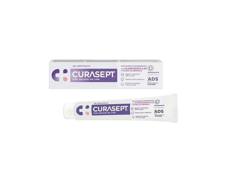 Curasept ADS Regenerating Treatment Chlorhexidine 0.20% Toothpaste 75ml