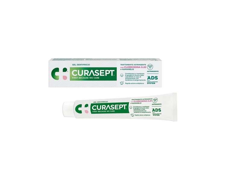 Curasept ADS Astringent Treatment Chlorhexidine 0.20% Toothpaste 75ml