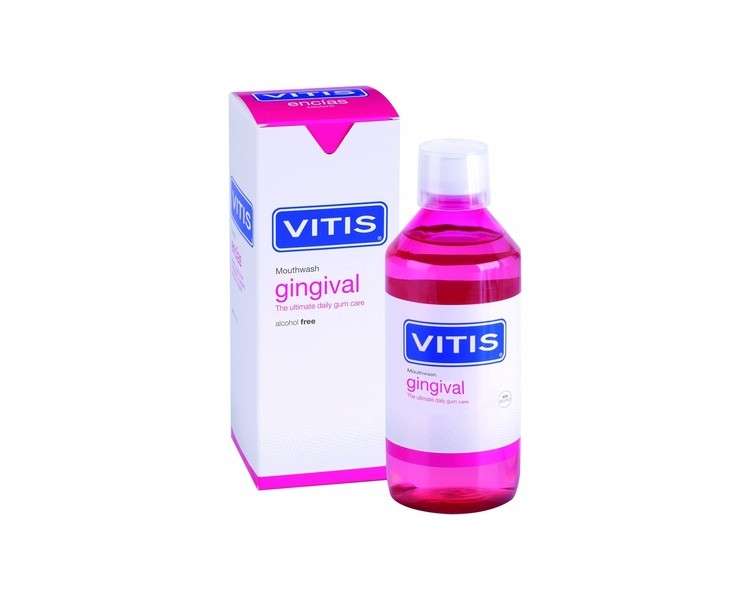 Vitis Gingival The Ultimate Daily Gum Care Alcohol Free Mouthwash 500ml