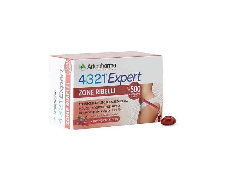 Arkopharma 4321 Slim Zone Rebel Dietary Supplement 60 Capsules