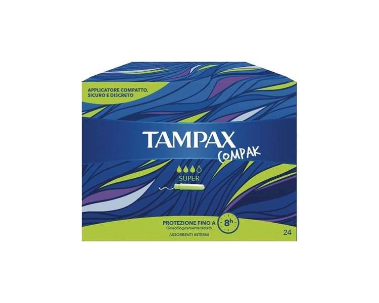 Tampax Compak Super Tampons with Applicator 24cm