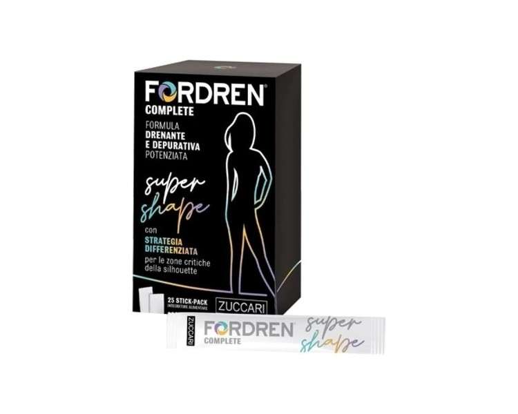 ZUCCARI Fordren Complete Super Shape 25 Stick-Packs 10ml - Pack of 25