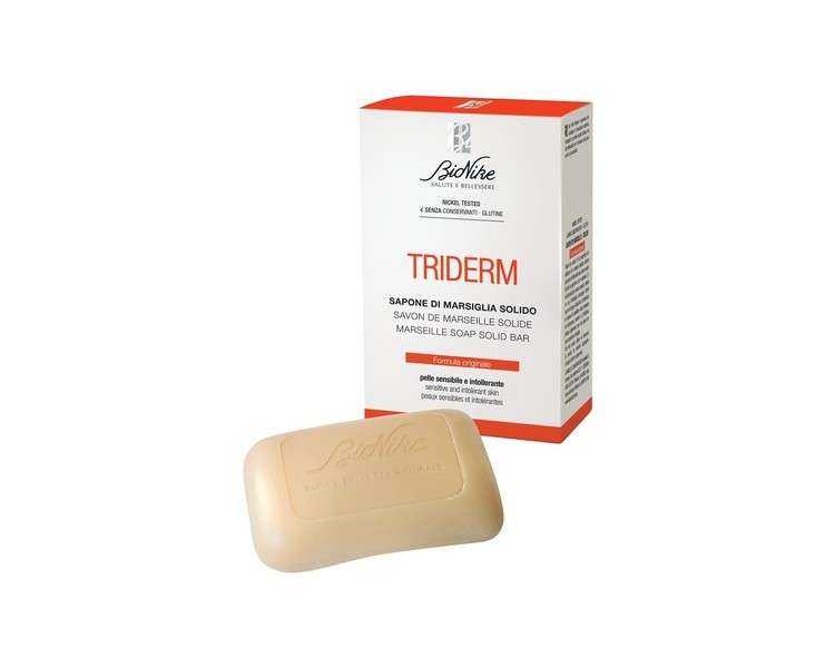 BioNike Triderm Marseille Soap for Sensitive Skin and Intolerant 100g