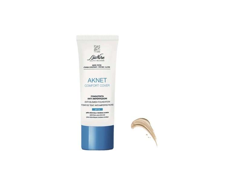 BioNike Aknet Comfort Primer Cover No. 101 Ivory 30ml