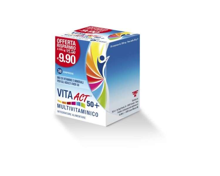 ACT Vita Line ACT 50+ Multivitamin 30 Tablets