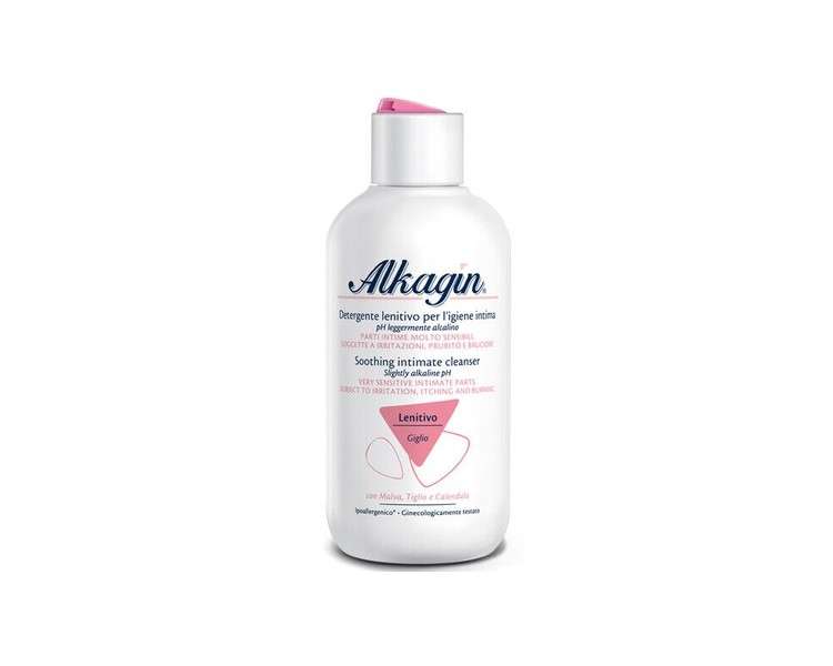 Alkagin Soothing Cleanser for Intimate Hygiene with Mallow, Lime and Calendula