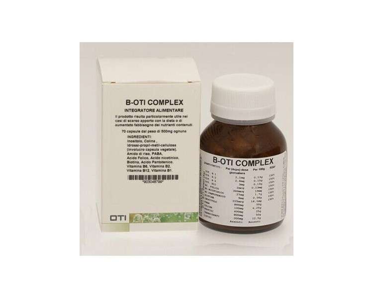 OTI B-Oti Complex New Formulation Dietary Supplement 60 Tablets