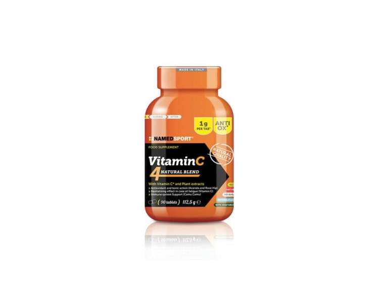 Named Sport Vitamin C 4 Natural Blend Dietary Supplement 90 Tablets