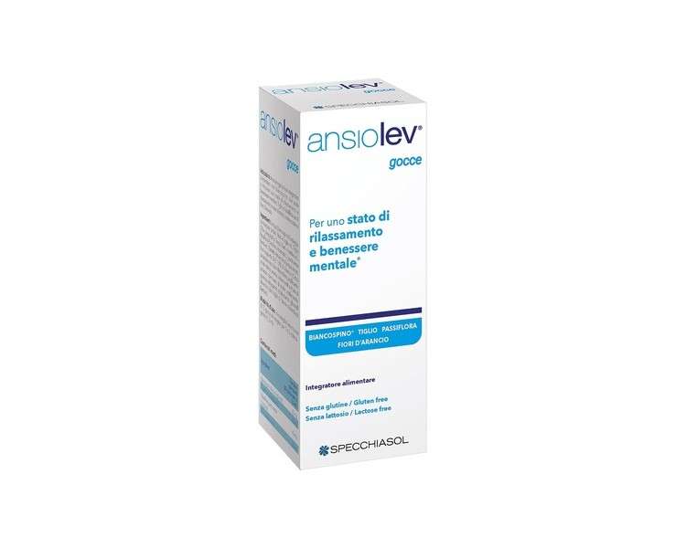 Specchiasol Ansiolev Instant Drops Dietary Supplement 20ml