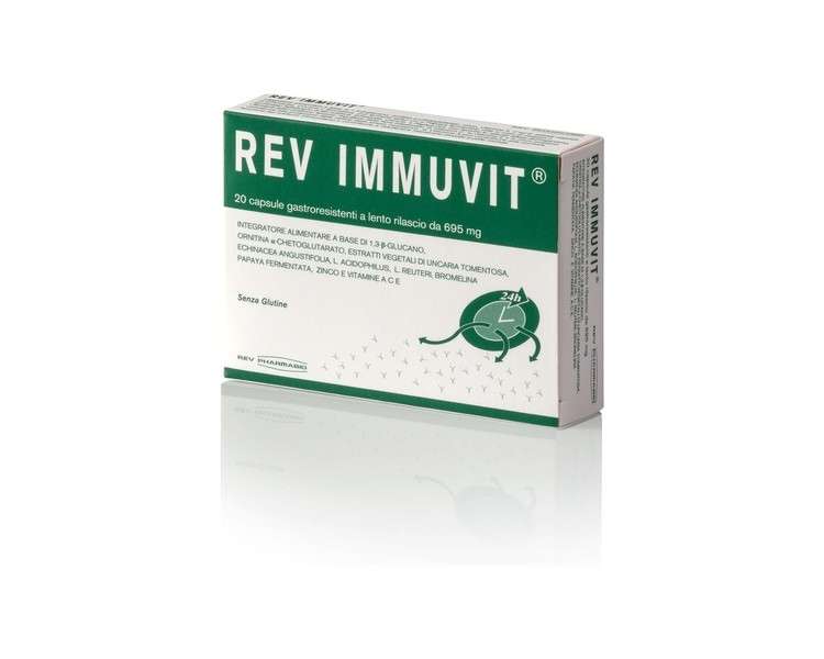 Rev Pharmabio Immuvit Food Supplement 20 Tablets 14g