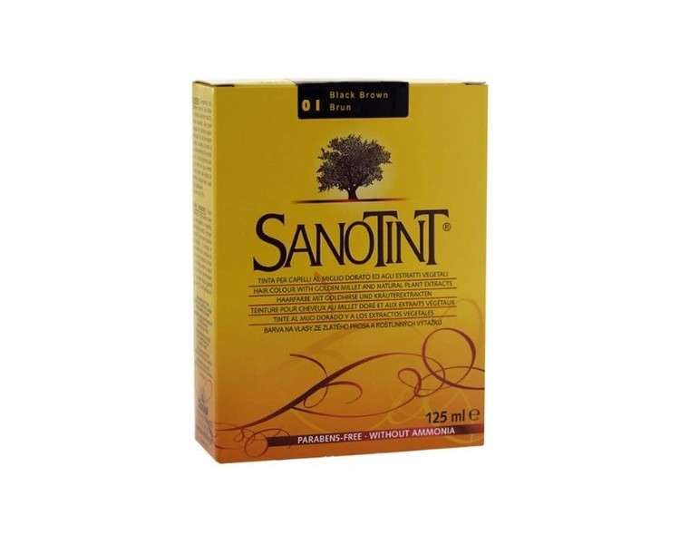 Sanotint 4% PPD No Ammonia Dark Brown Hair Dye