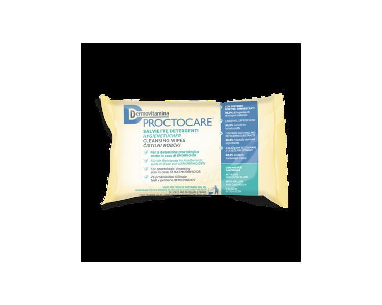 Proctocare Dermovitamina 15 Wipes