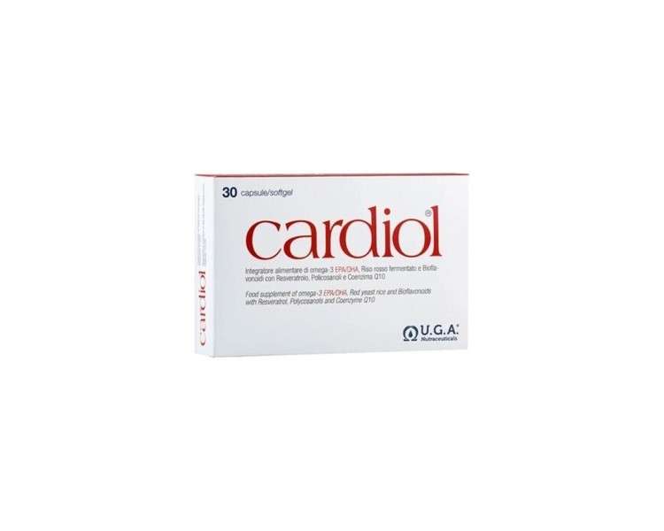 UGA Cardiol Cholesterol Supplement 30 Capsules