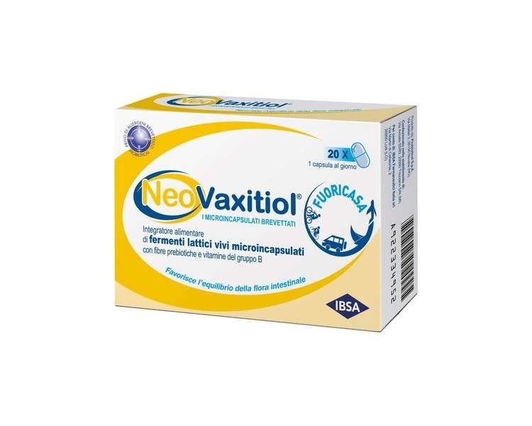 Neovaxitiol Probiotic Fiber Supplement 20 Capsules