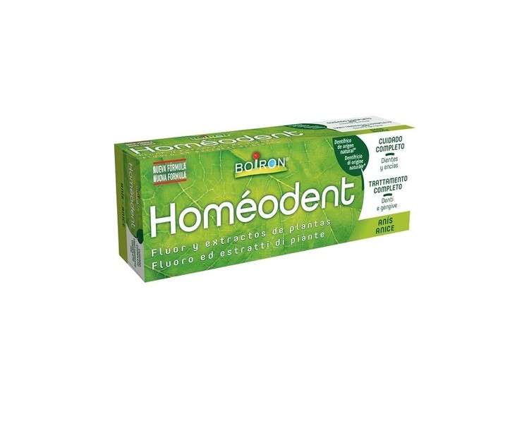 Boiron Homeodent Anise Toothpaste New Formula 75ml