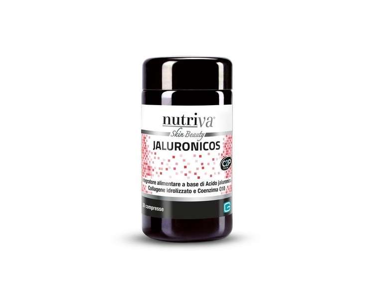 Nutriva Jaluronicos Dietary Supplement Tablets with Hyaluronic Acid, Collagen, and Q10