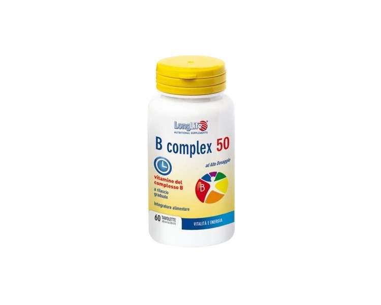 B-Complex 50 t/r LongLife 60 Divisible Tablets