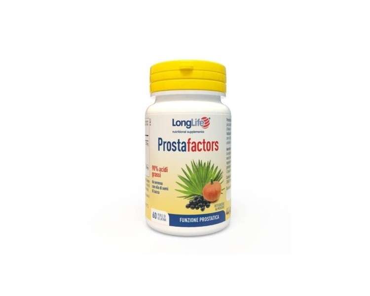 LONGLIFE Prostafactors Male Health Supplement 60 Pearls
