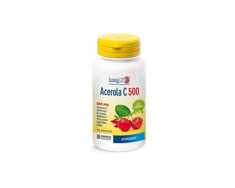 Acerola C 500 Lemon LongLife 30 Tablets