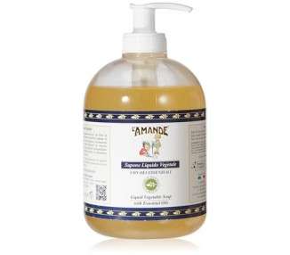 L'AMANDE Olive Oil Liquid Soap for Hands and Body with Vitamin E 500ml