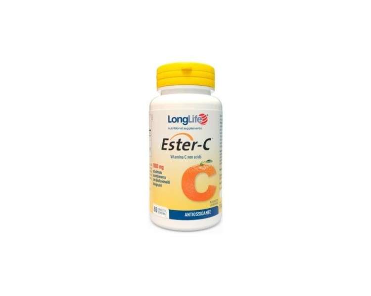 LONGLIFE Ester-C Vitamin C Supplement 60 Tablets