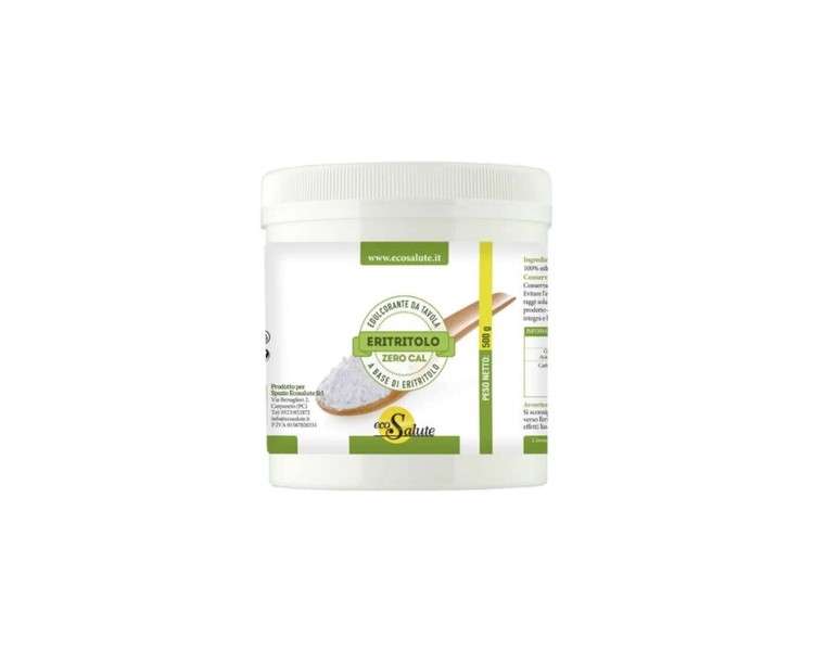 EcoSalute Erythrit Zero Cal Natural Sweetener 500g