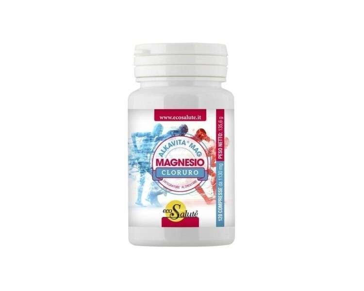 EcoSalute Alkavita Mag Magnesium Chloride Dietary Supplement 120 Tablets