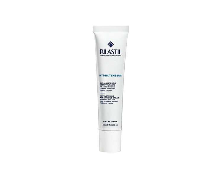 Rilastil Hydrotenseur Anti-Wrinkle Face Cream for Restoration Light Texture with Hyaluronic Acid 40ml