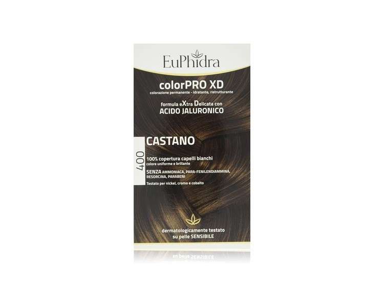 Euphidra Colorpro XD Permanent Coloring with Hyaluronic Acid 190g Chestnut