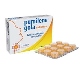 Pumilene Gola Honey and Lemon Dietary Supplement 24 Tablets