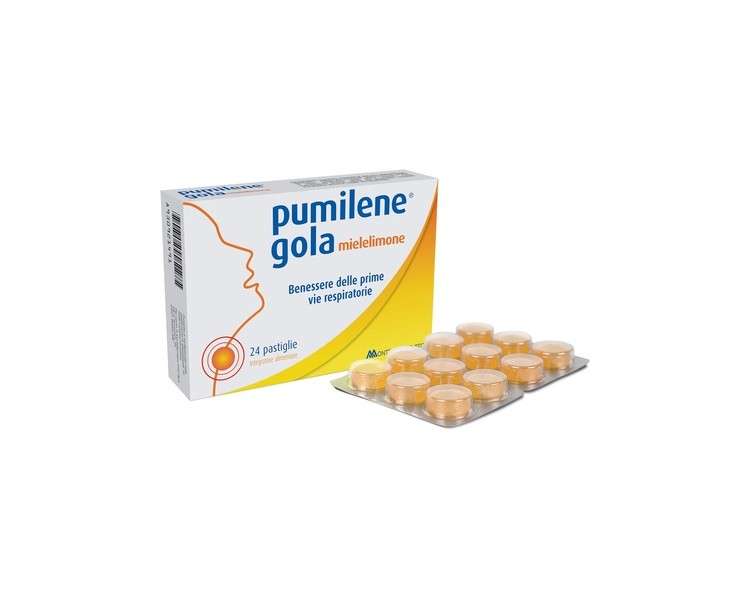 Pumilene Gola Honey and Lemon Dietary Supplement 24 Tablets