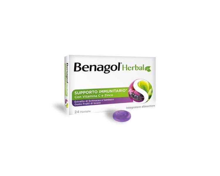 Kräuterbeeren Benagol 24 Tablets