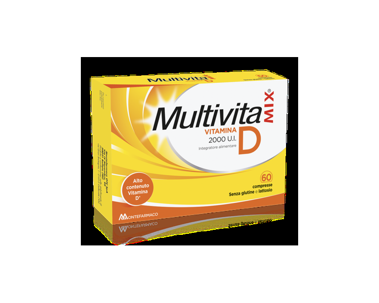 Multivitamix Vitamin D 2000 IU Montefarmaco 60 Tablets