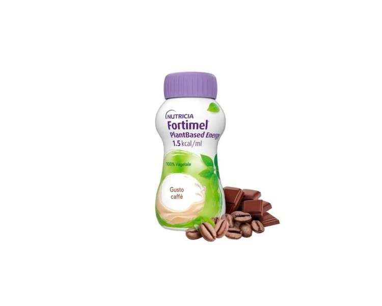 Nutricia Italia Fortimel PlantBased Energy Coffee Flavour 200ml - Pack of 4