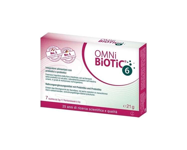 Institut Allergosan Gmbh Omni Biotic 6 Powder 7 Sachets 3g