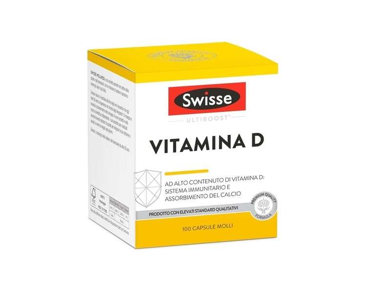 Swisse Vitamin D 100 Capsules