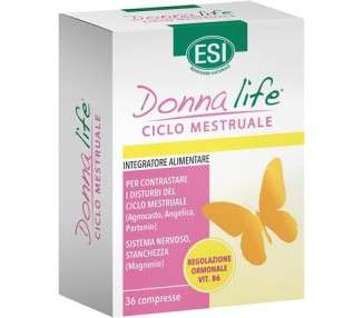 Esi Women's Life Menstrual Cycle 36 Tablets