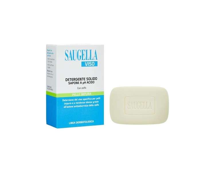 Saugella Face Cleanser with Sulfur for Impure Skin and Oily Tendency 100g