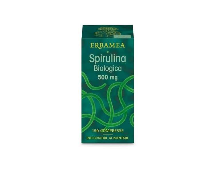 Erbamea Organic Spirulina 150 Tablets