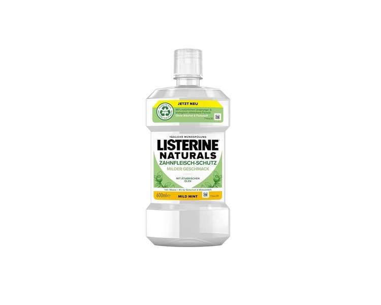 Listerine Naturals Gum Protection Mouthwash 600ml