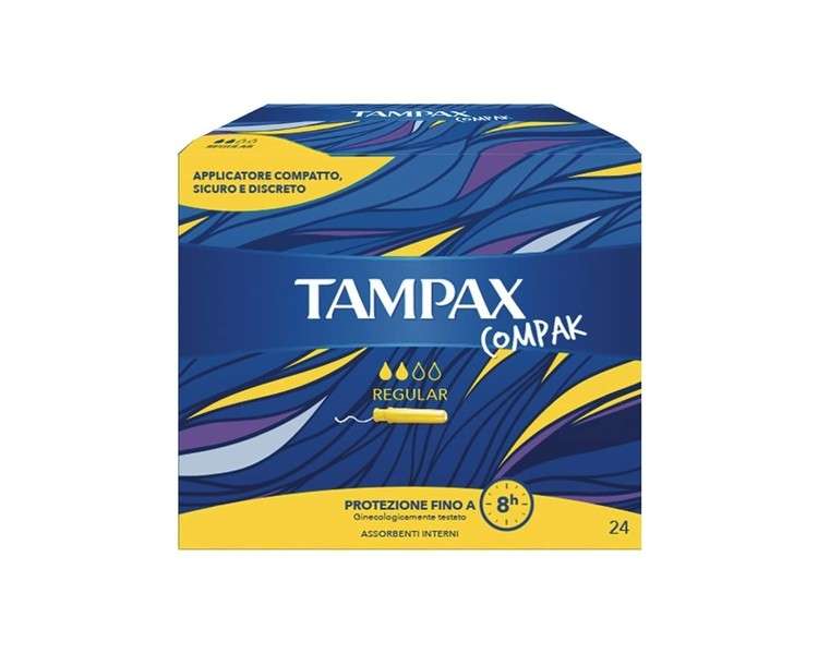 Tampax Compak Regular Tampons with Applicator