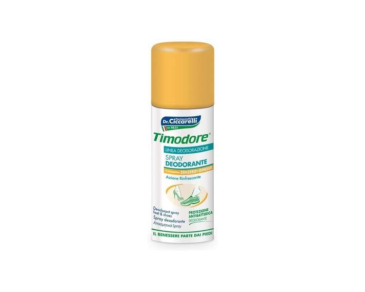Timodore Ginger Foot and Shoe Deodorant Spray 150ml