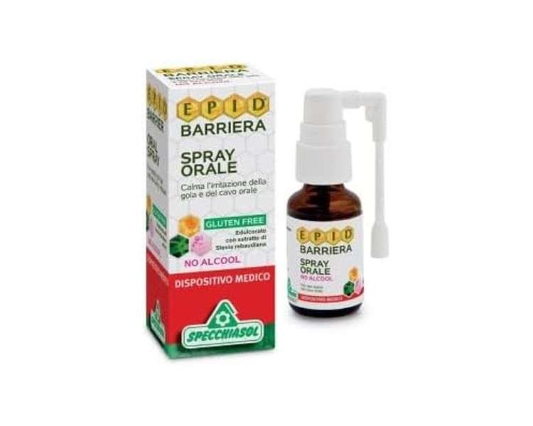 Specchiasol Epid Barriera Oral Spray Non-Alcoholic Medical Device 15ml