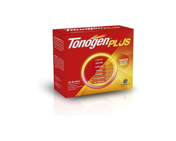 Tonogen Plus Multivitamin Dietary Supplement Orange Flavor 22 Bags