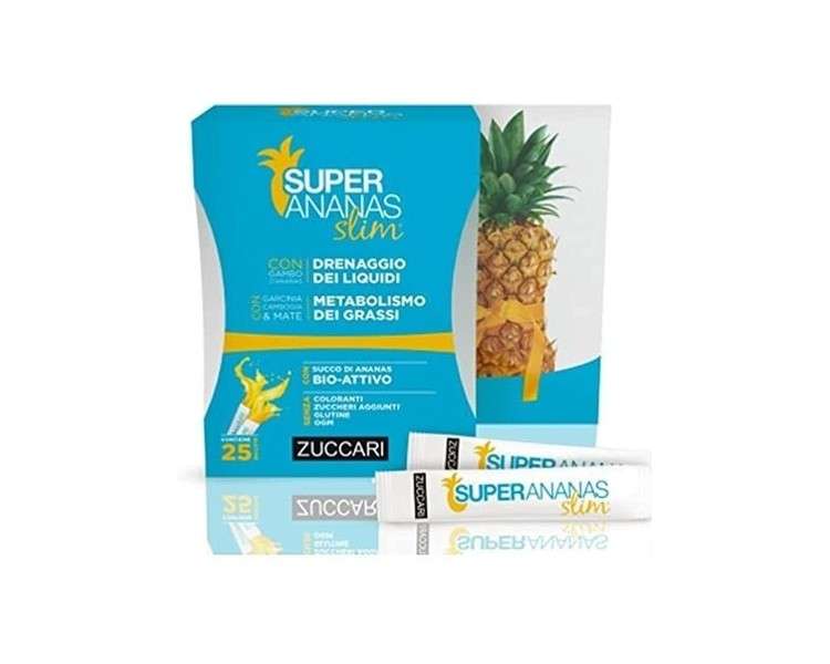 Zuccari Pineapple Super Slim 25 Bags 10ml