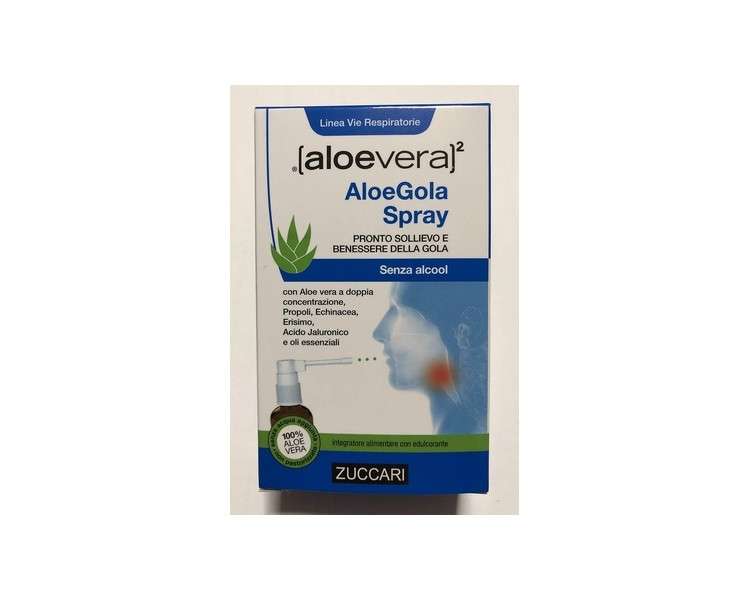 Zuccari Aloevera2 Aloegola Spray Dietary Supplement 30ml