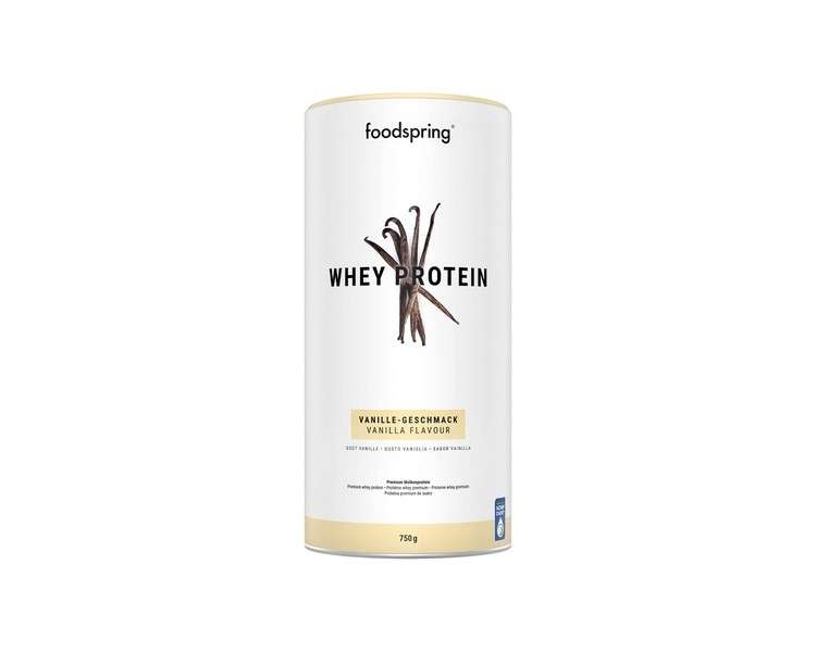 Foodspring Whey Protein Powder Vanilla 750g