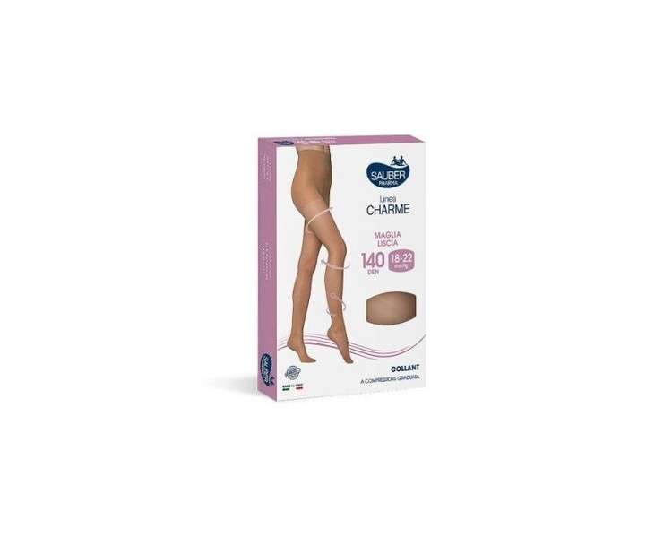 Sauber Pharma Classic Line Hold-Up Stockings 140 Denier Smooth Mesh Color Ca