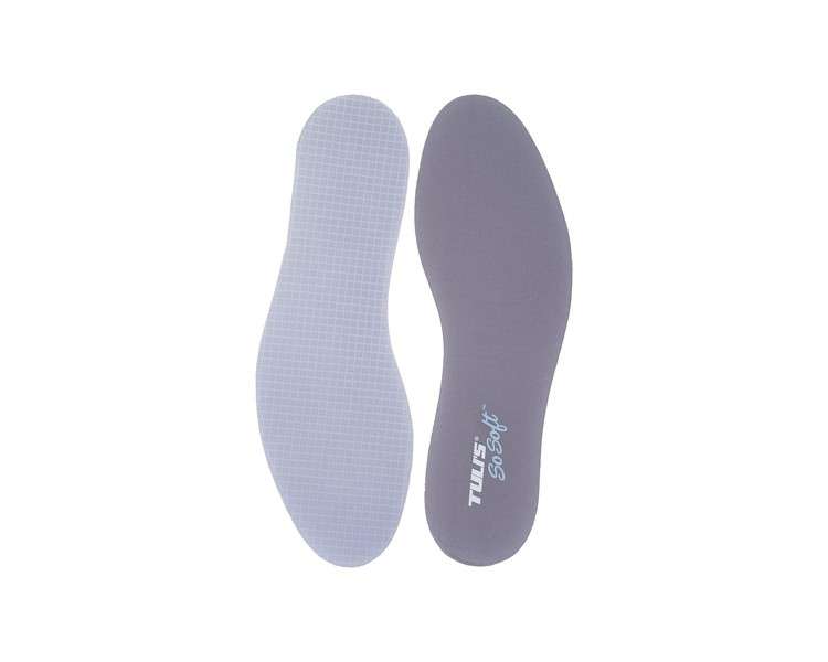 Tuli's So Soft Insoles with Thermoplastic Shock Absorbing Gel - Relieves Heel Spurs, Plantar Fasciitis, Flat Feet - Easily Trimmed, 30.5 x 11 x 0.5 cm