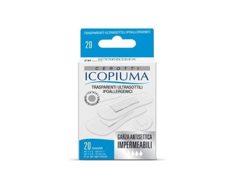 Icopiuma Ultrathin Transparent Hypoallergenic Patches Assorted Size